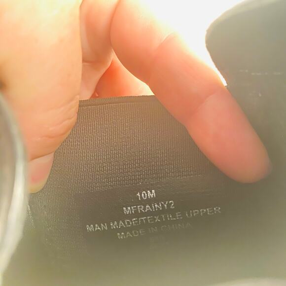 Marc Fisher Rainy2 Black Rubber Chelsea Boots Size 10 - Picture 9 of 9